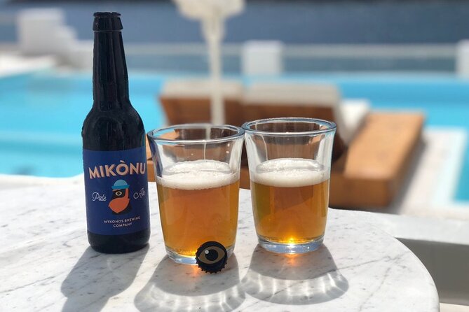 Beer Tasting at Mykonos Brewing Company - Inside the Cave of Brewing Giants