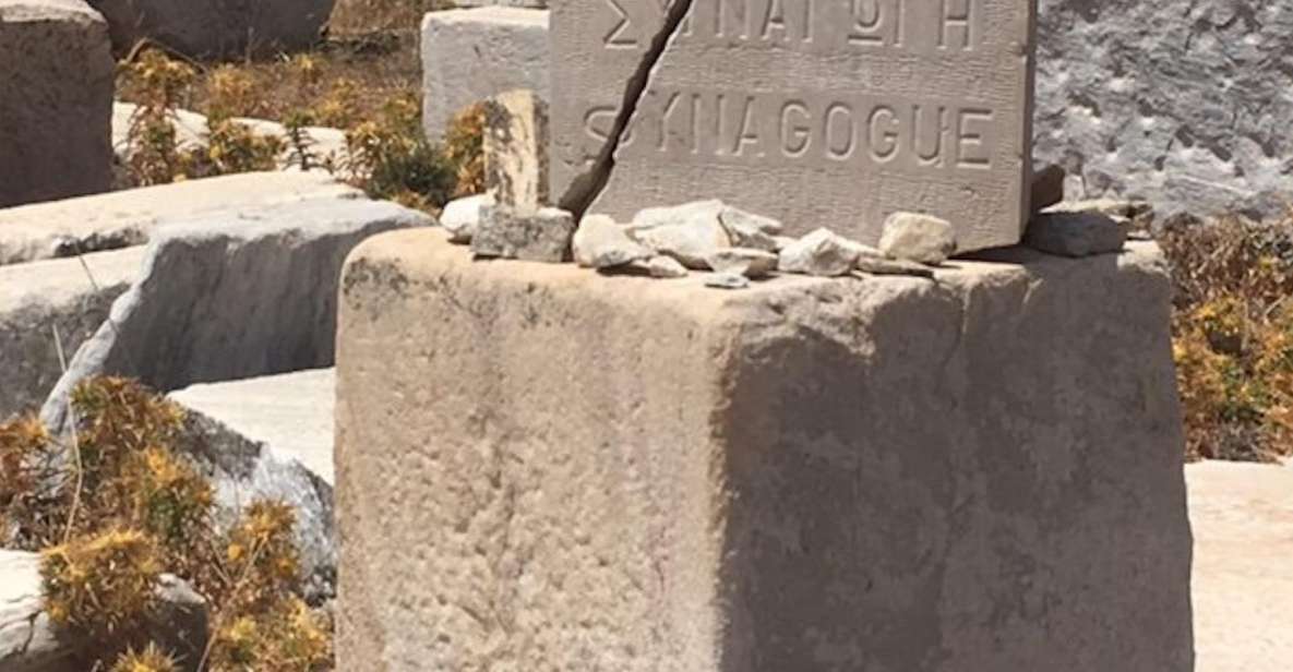 Delos Synagogue: Jewish Heritage Private Tour from Mykonos - Walking the Delos site: heat, pacing, and how to get the most out of it
