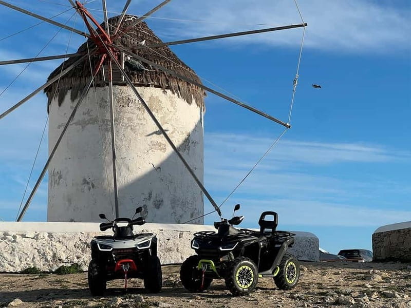 Explore Mykonos Island with a 650cc ATV / QUAD Tour - Why a 650cc ATV tour works better than a bus day in Mykonos