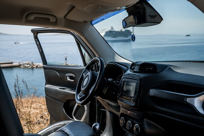 Explore Mykonos with local guide and Jeep Renegade Private Tour - Ano Mera: Cycladic village streets and the Panagia Tourliani monastery area