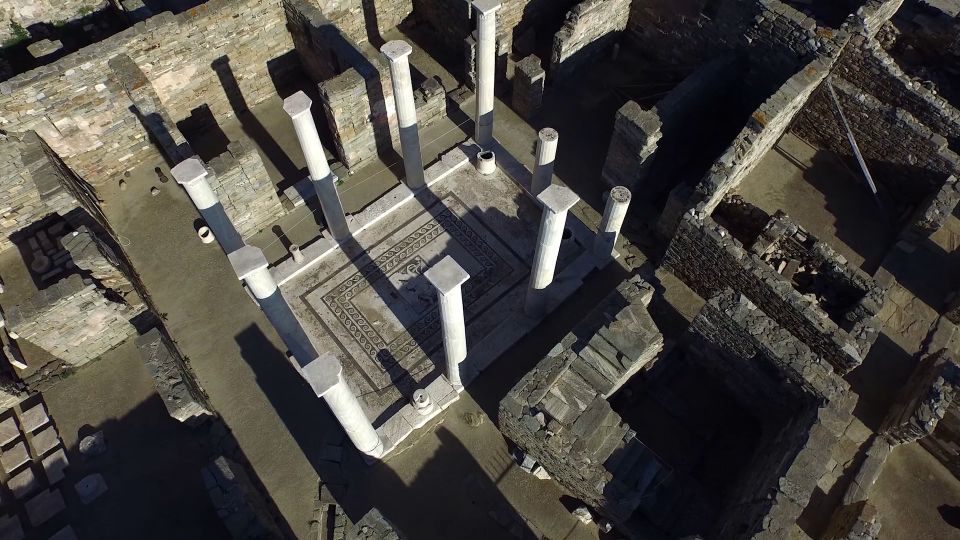 From Mykonos Cruise Port: Afternoon Delos Guided Tour - The guided circuit on Delos: streets, Dionysus, mosaics, and the Theater