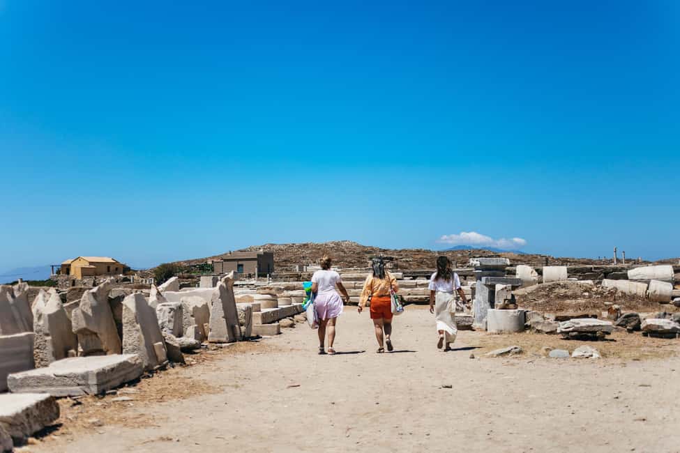 From Mykonos: Cruise to Delos and Rhenia with Lunch - The return to Mykonos: music, dancing, and how the boat day ends