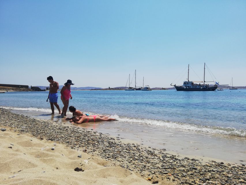 From Mykonos: Cruise to Delos and Rhenia with Lunch - Rhenia’s private beach swim: the calm break from history