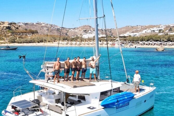 Full Day Discovering Mykonos Delos Renia Tour by Boat - Off Delos and Renia: Swimming, SUP, Snorkeling, and Jump-Offs