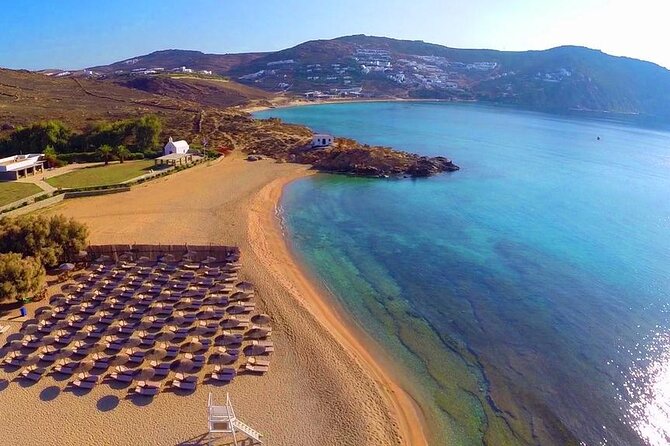 Half-Day Private Guided Tour in Mykonos up to 6 - Agios Ioannis by car: quieter amphitheater views without the heavy foot traffic
