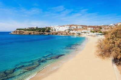 Half Day Private Tour Island with a Local in Mykonos - Agios Ioannis Beach: the classic start with Delos in view