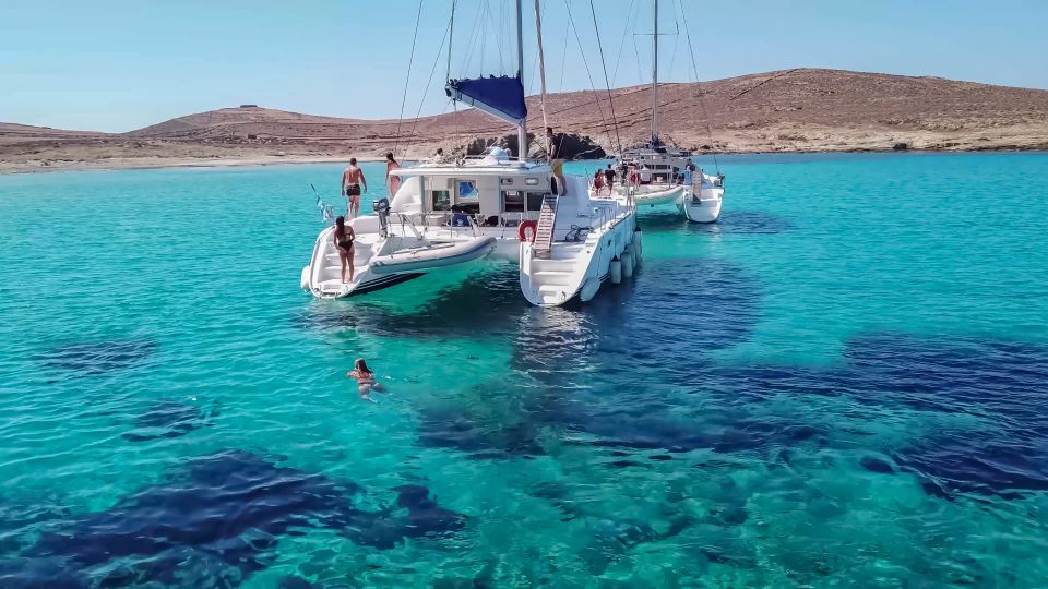 Mykonos: Catamaran Cruise with Lunch, Drinks and Transfer - Lunch and drinks: homemade rosé plus a meal that doesn’t feel like an afterthought