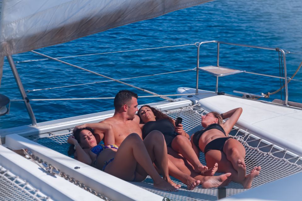 Mykonos: Catamaran Cruise With Meal and Drinks - Group vs Private Catamaran: Choosing the Right Amount of Togetherness