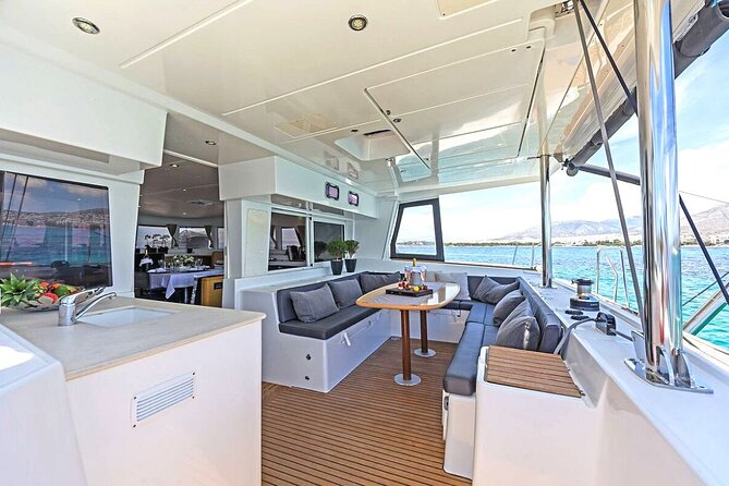 Mykonos Catamaran Premium Day-Sunset Tours 8-flavor Meal & Drinks - Unlimited drinks and the day’s rhythm from first sip to sunset views