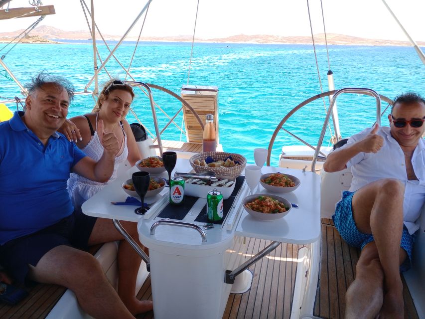 Mykonos: Delos and Rhenia Cruise with Swim and Greek Meal - Little Venice from the water: a quick photo moment that still counts