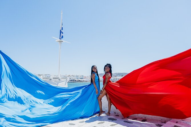 Mykonos Flying Dress Photoshoot - Mykonos Flying Dress: what you’re really paying for