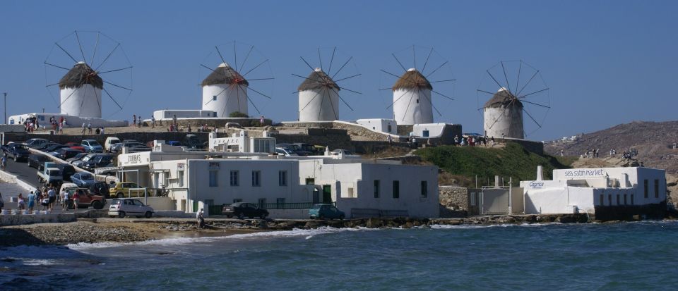 Mykonos: Half-Day City Walking Tour and Island Bus Tour - Panagia Tourliani Monastery: 16th-century meaning without the museum vibe