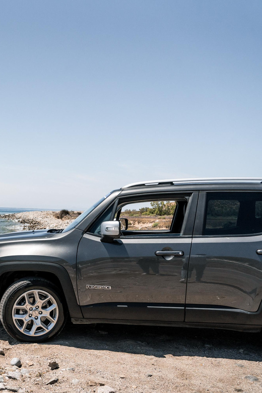 Mykonos Hidden Spots Jeep Guided Private Tour - The drive starts early with Faros Armenistis and Delos Island views