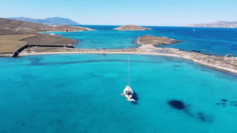 Mykonos: Rhenia Island Sunset Cruise with Transfer and Meal - Rhenia Island: Your Big Water Stop (Swim, Snorkel, Paddleboard)