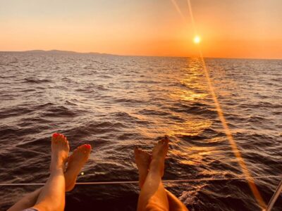 Mykonos: Rhenia Island Sunset Cruise with Transfer and Meal - Getting to the Boat: Pickup and the 5-Hour Pace
