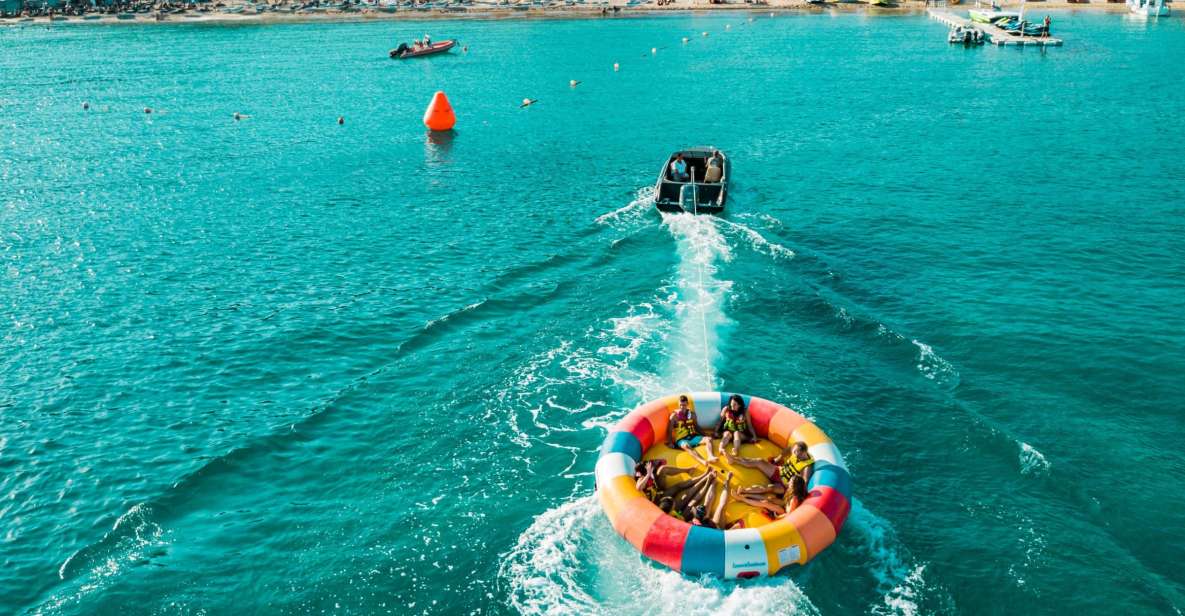 Mykonos: Super Paradise Beach Watersport Activities - Adding height: tandem parasailing versus flyboard