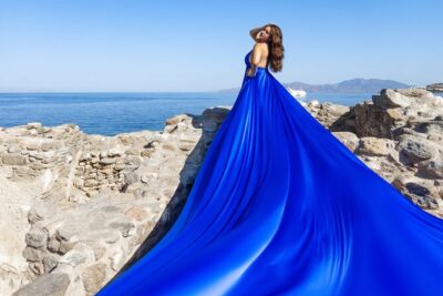 Private Flying Dress Photoshoot in Mikonos - Stop 1: Paraportiani Church and the Classic Cycladic Look