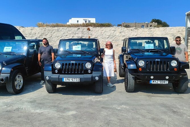 Private Jeep Tour to Mykonos - Stop 1: Faros Armenistis lighthouse and the Volta sinking story