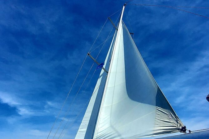 Private sailing cruise-Mykonos Southern Beach Hopping withLunch - Elia Beach Stop: Big, Beautiful, Umbrella-Lined, With a Sand Option