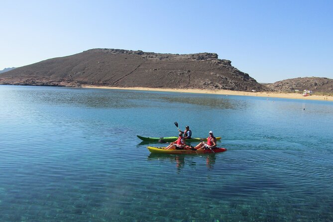 Sea kayaking Mykonos natural beauty beaches - Snorkeling in Clear Water: Marine Life, Real Seeing Time, Not a 3-Minute Gimmick