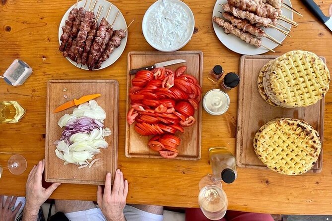 Souvlaki Cooking Class with Locals – Transfer Included - The Included Meal: Eat What You Make, With White Wine