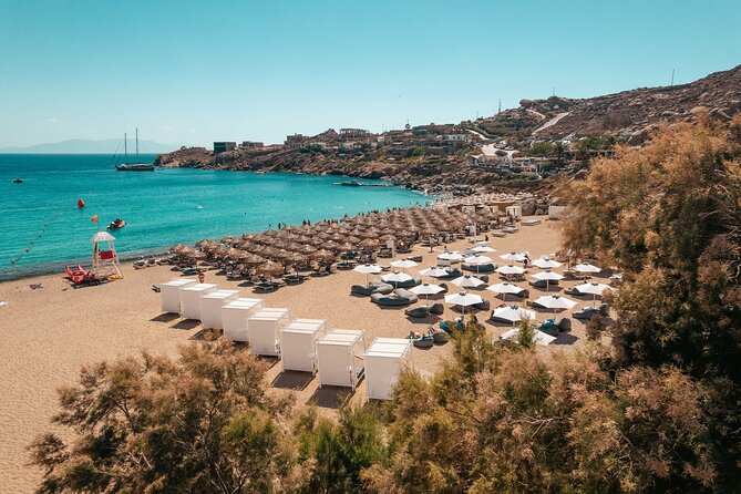 Super Paradise Beach Mykonos Seaside Sunbed (3rd & 4th row) - It’s not just relaxation: Mykonos energy is part of the deal