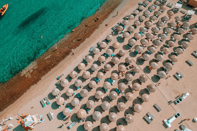 Super Paradise Beach Mykonos Seaside Sunbed (3rd & 4th row) - Finding Thalas Tavern & Beach (and not the wrong club)